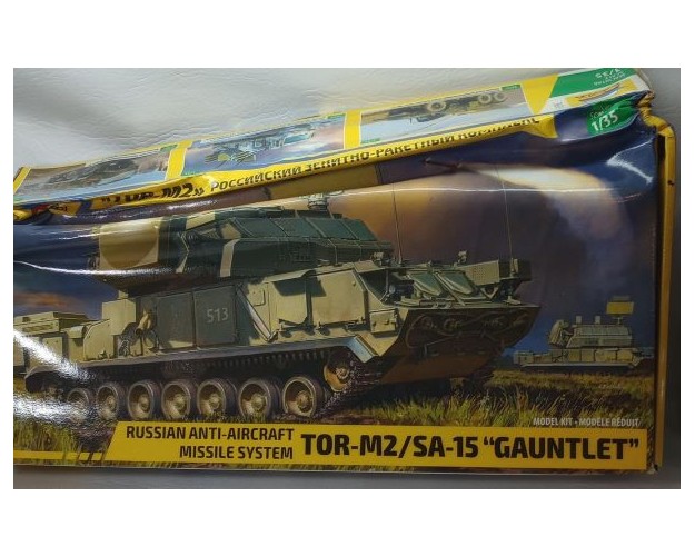 RUSSIAN ANTI-AIRCRAFT MISSILE SYSTEM TOR-M2/SA-15 "GAUNTLET" - OFERTA POR CAJA DAÑADA