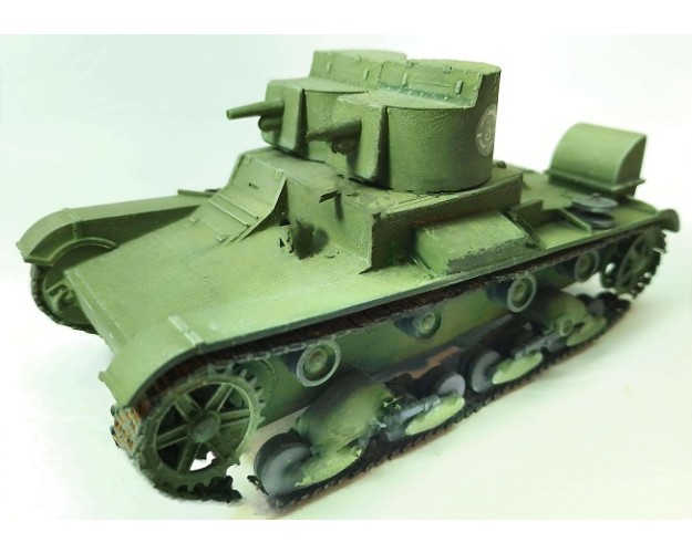 T-26A VEHÍCULO LIGERO SOVIÉTICO DE DOBLE TORRETA