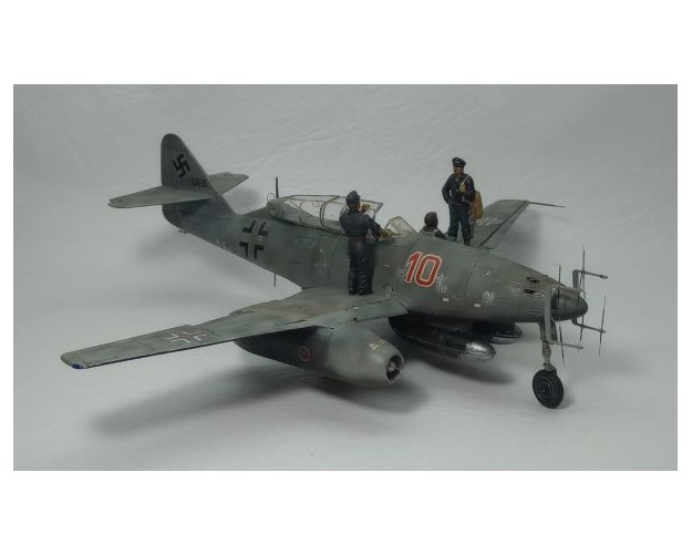 MESSERSCHMITT ME-262 B1- 10 ROJO - 1/48