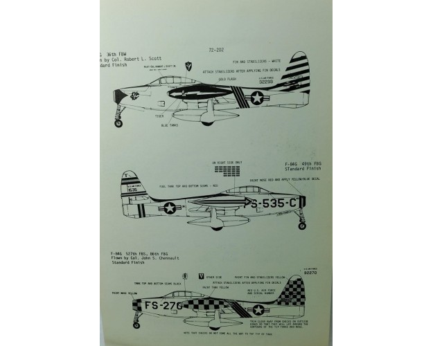 USAF F-84G THUNDERJETS