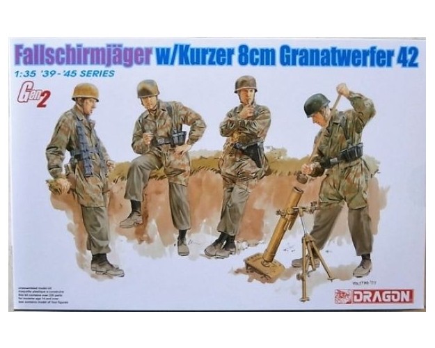 Fallschirmjäger w/Kurzer 8cm Granatwerfer 42