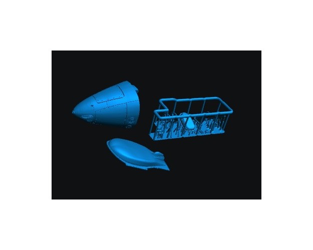 Douglas A4-B Set de Nariz, radomo y Antenas 1/72