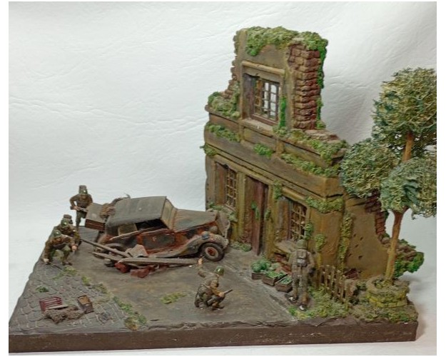 Diorama: Americanos al acecho - Europa 1944.