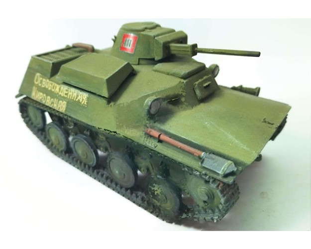 T-40 TANQUE LIGERO ANFIBIO SOVIÉTICO CON AMETRALLADORAS