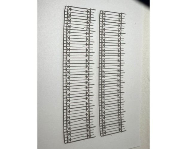 Reja ornamental de plaza (2 tramos)