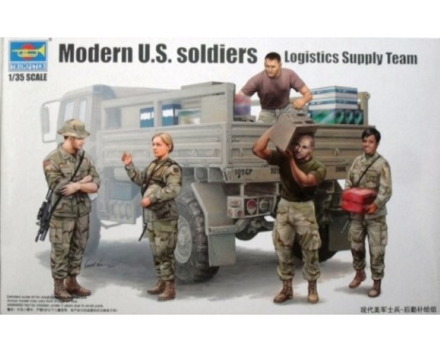MODERN U.S.SOLDIERS - LOGISTICS SUPPLY TEAM