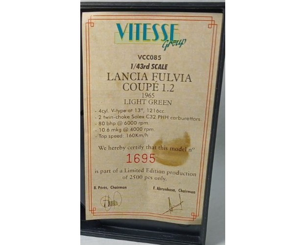 LANCIA FULVIA Coupè