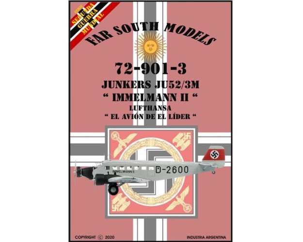 JUNKERS JU52/3M B"IMMELMANN II" LUFTHANSA "EL AVIÓN DE EL LÍDER"