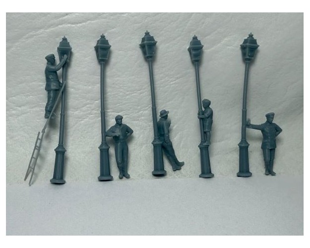 Set de farolas con figuras x 5