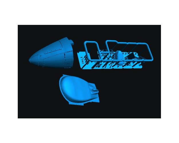 Douglas A4-C Set de Nariz, radomo y Antenas 1/72