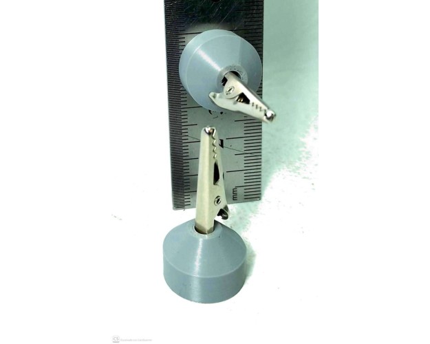 Soporte pinza cocodrilo con imán