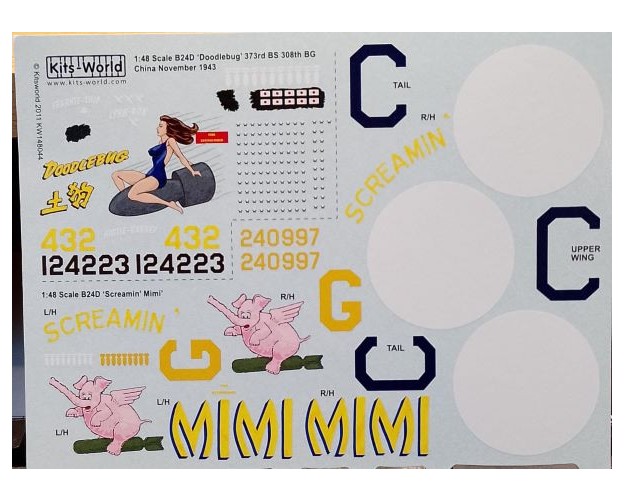 B-24J LIBERATOR (SIN CAJA) + CALCAS KITS WORLD