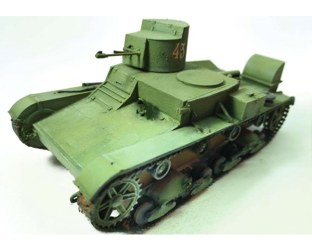 OT-26 TANQUE LIGERO SOVIÉTICO LANZALLAMAS