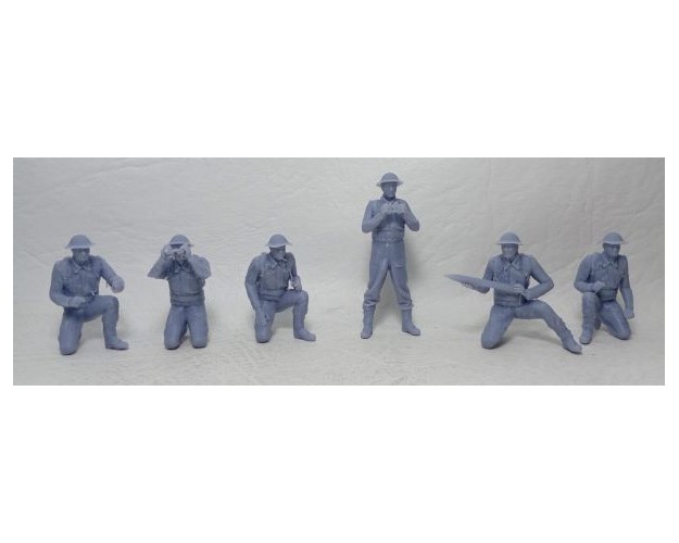 WWII - Artilleros ingleses x 6