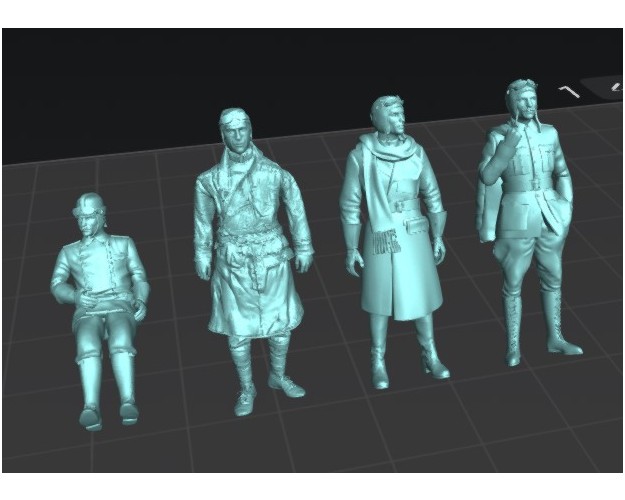 Pilotos Primera Guerra Mundial - Set 1 - 1/48