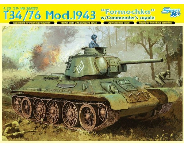 T34/76 MOD. 1943 "Formochka" w/Commader's cupula