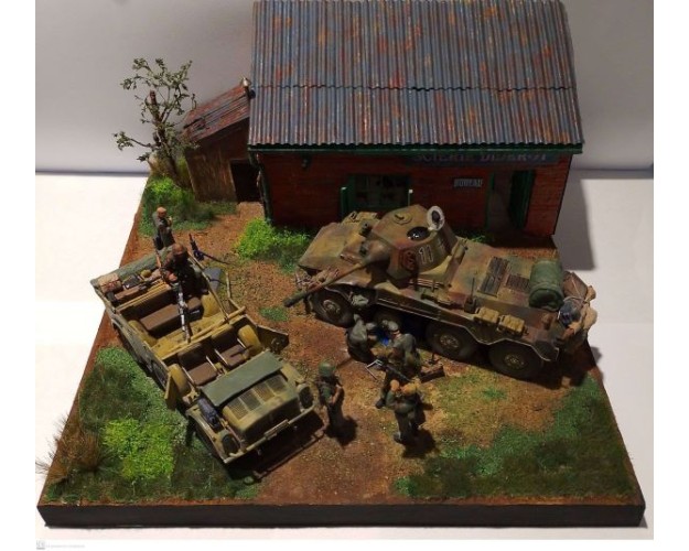 DIORAMA: LA WEHRMACHT EN FRANCIA - 1944