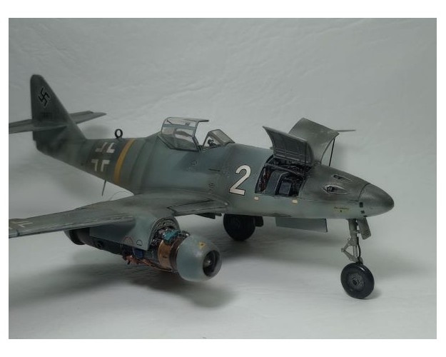MESSERSCHMITT ME-262 A1- 2 BLANCO ROJO - ERICH HOHAGEN - 1/48