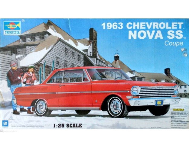 1963 CHEVROLET NOVA SS COUPE 1/25