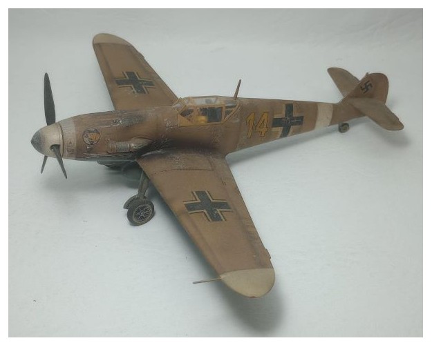 MESSERCHMITT BF-109 F / 14 AMARILLO (MARSEILLE) 1/48