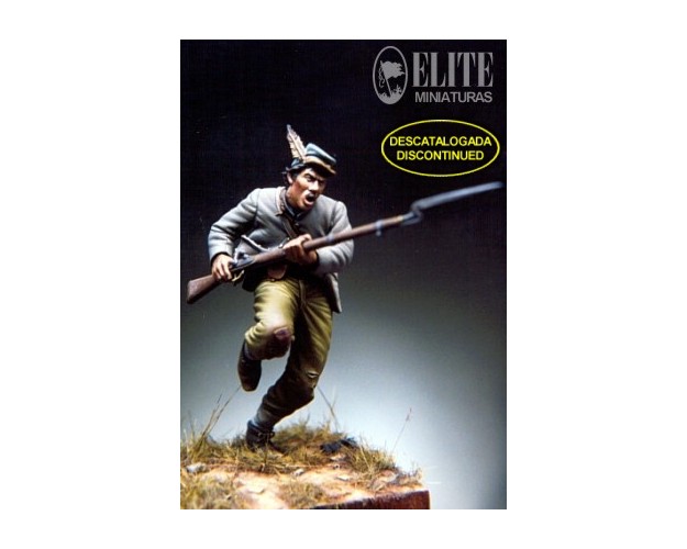 SOLDADO CONFEDERADO EN BATALLA