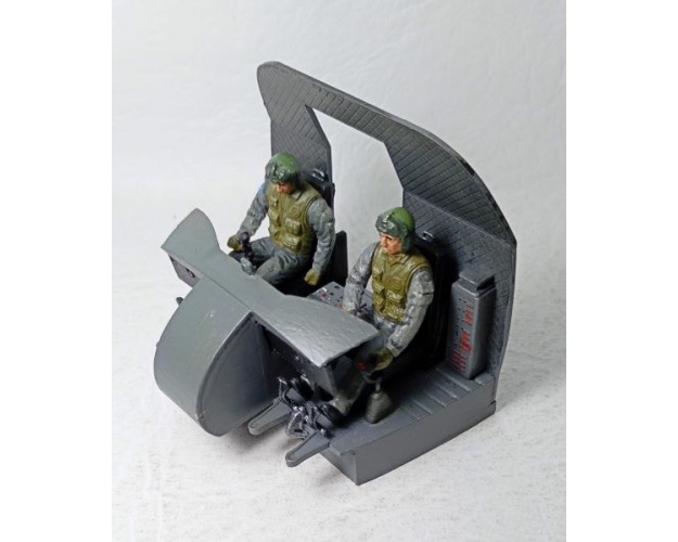 Cockpit Helicóptero Bell UH-1