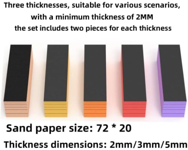 JUEGO PROFESIONAL DE LIJAS EN ESPONJA PARA MAQUETAS - #180 #280 #400 #600 #800