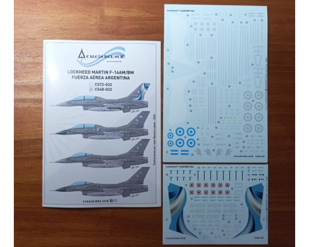 LOCKHEED MARTIN F-16AM/BM FUERZA AÉREA ARGENTINA - 1/48