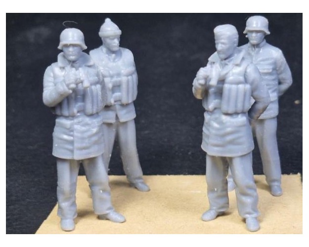 Tripulación U-Boot (4 figuras)