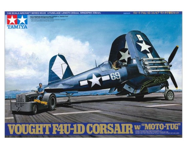 1/48 F4U-1D Corsair w/ 'Moto-Tug' (TRACTOR) - OFERTA