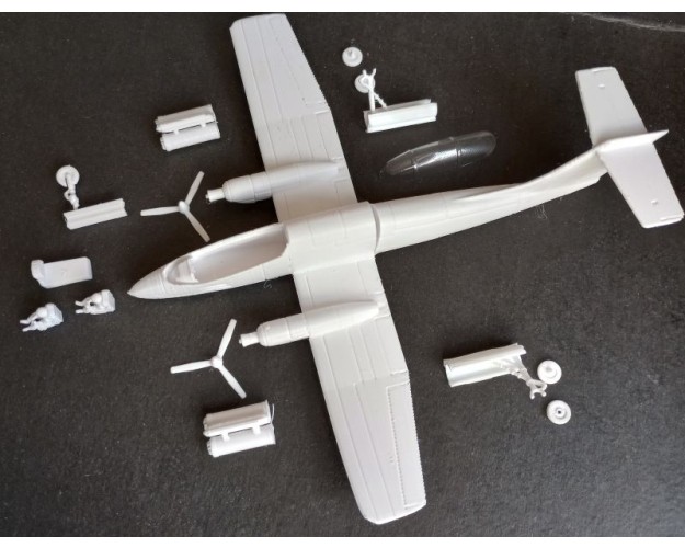 FMA IA-58 PUCARÁ 1/72 IMPRESO EN 3D