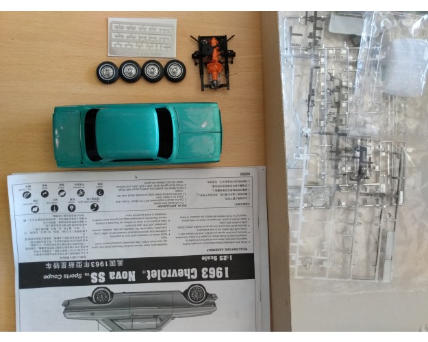 1963 CHEVROLET NOVA SS COUPE 1/25