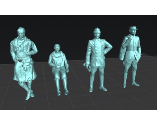 Pilotos Primera Guerra Mundial - Set 2 - 1/48