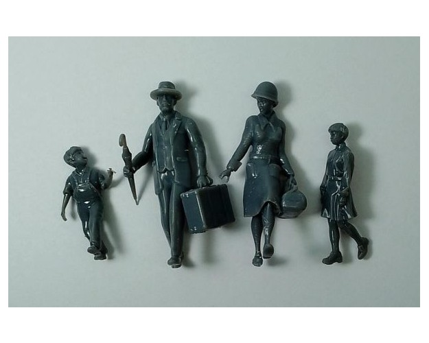 Familia años 40 (4 figuras)