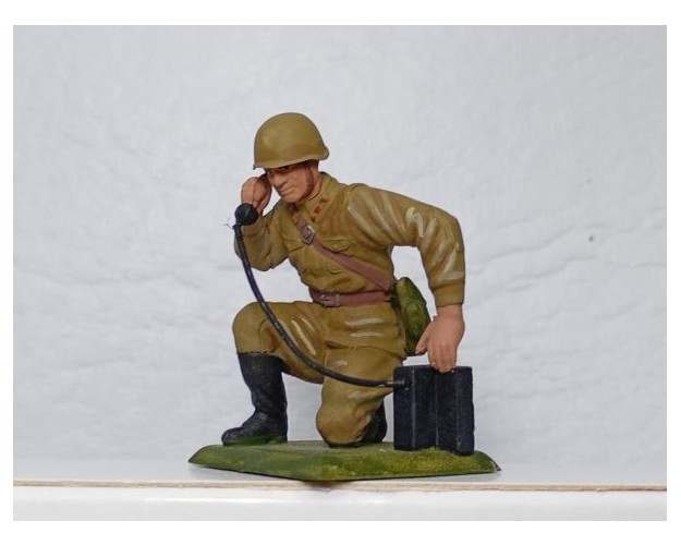 Oficial sovético de comunicaciones