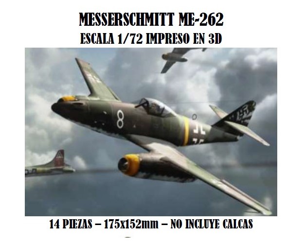 MESSERSCHMITT ME-262 3D