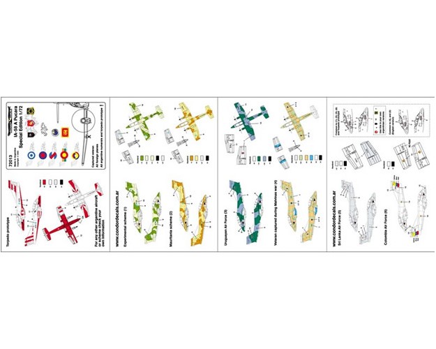 IA-58A Pucara Argentinos + extranjeros