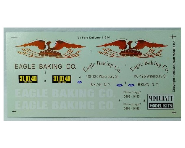 1931 FORD MODEL A DELIVERY VAN - 1/16