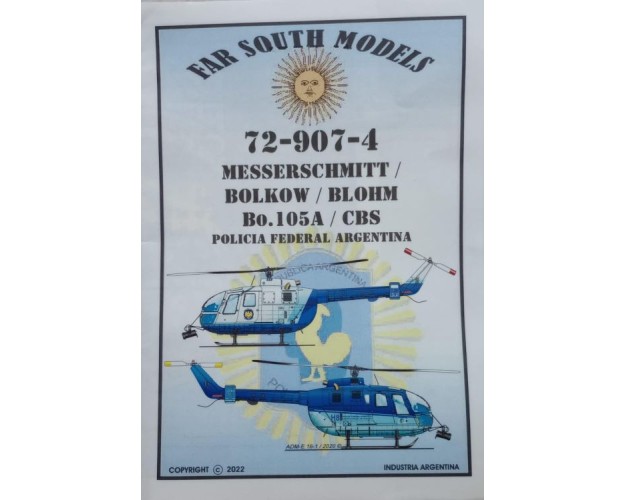 MESSERSCHMITT / BOLKOW / BLOHM BO.105A / CBS - P.F.A.