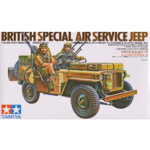 British Special Air Service SAS Jeep