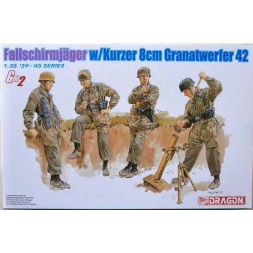 Fallschirmjäger w/Kurzer 8cm Granatwerfer 42