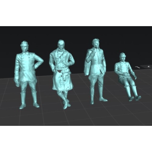 Pilotos Primera Guerra Mundial - Set 4 - 1/48