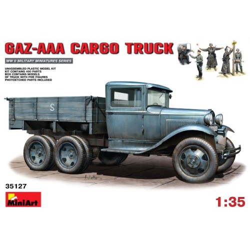 GAZ-AAA CARGO TRUCK + CINCO FIGURAS