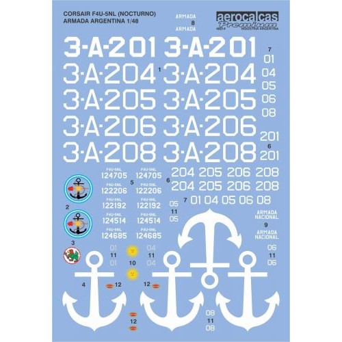 CORSAIR F4U-5NL NOCTURNO ARMADA ARGENTINA (48014)