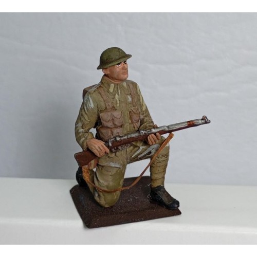 Infante británico IGM rodilla a tierra