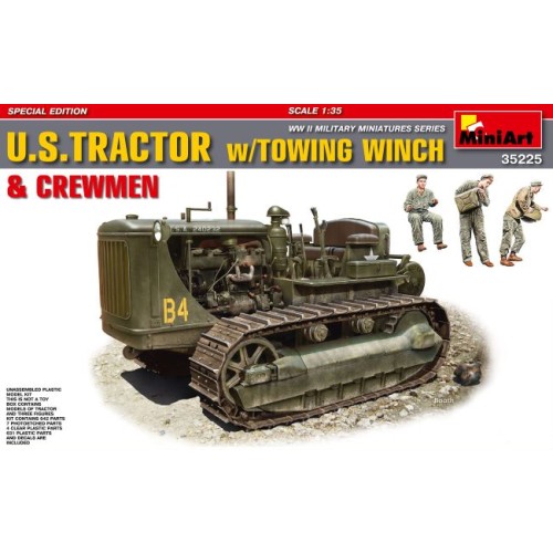 U.S. TRACTOR w/TOWING WINCH & CREWMEN