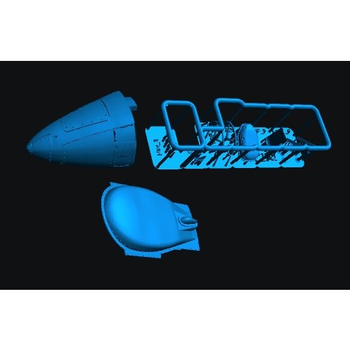 Douglas A4-C Set de Nariz, radomo y Antenas 1/72