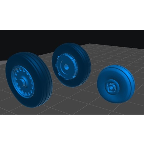 Ruedas p/Mirage IIIe/5