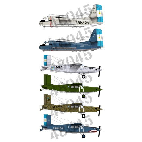 S-2E Tracke + Pilatus Porter PC 6