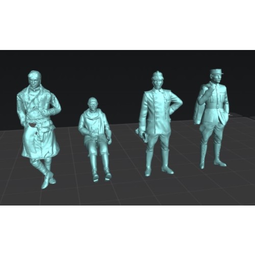 Pilotos Primera Guerra Mundial - Set 2 - 1/48